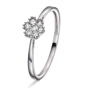 Ring i hvitt gull 585 - Pan Jewelry